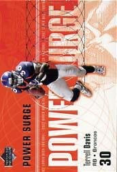 2002 Upper Deck Power Surge #PS4 Terrell Davis NFL Football Trading Card