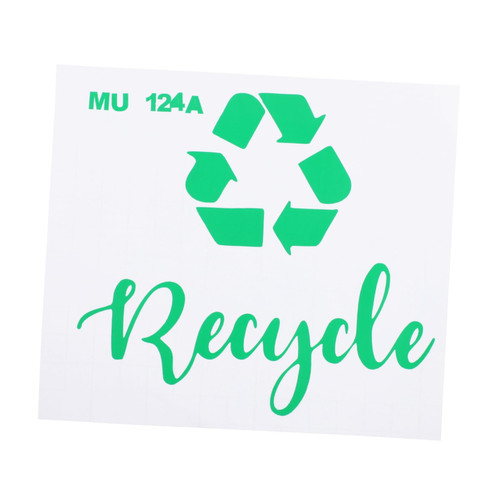 Zerodeko 1pc Garbage Classification Mark Trash Sorting Label Adhesive Trash can Label Compost Trash can Sticker Labels Recycle Garbage Signs Garbage can Waste Sorting Stickers Lettering PVC