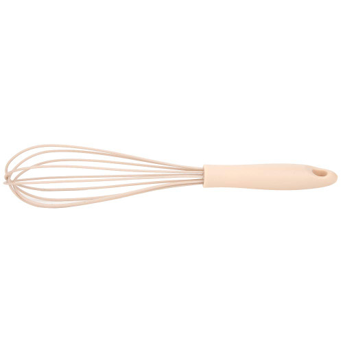 Silicone Whisk, Manual Egg Beater Stirring Frother Egg Mixer Egg Blender Kitchen Cooking Utensils Pink for Blending Whisking Beating
