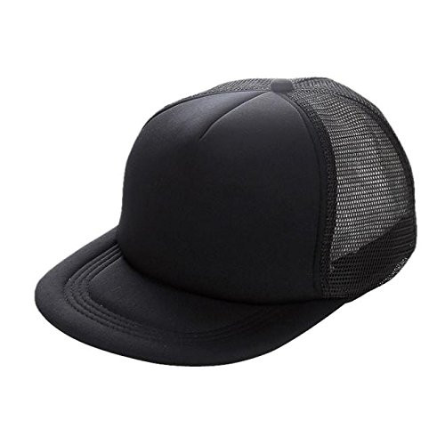 MANHONG Hat Cap Mesh Unisex Visor Blank Hat Adjustable Baseball Baseball Caps Baseball Cap with Hidden Video Camera Black