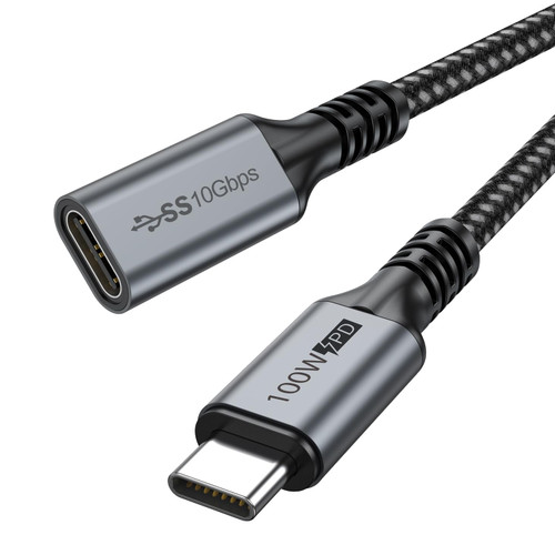 URELEGAN USB C Extension Cable 6 Feet, USB Type C Extender Cord USB 3.1(10Gbps) Male to Female Charging & Sync Compatible for MacBook Pro/Air, Nintendo Switch, Laptop, Tablet and Mobile Phone
