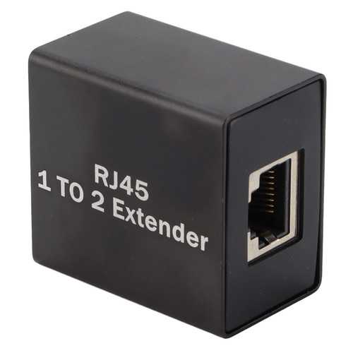 Acogedor Ethernet Splitter RJ45 Network Connector Adapter with 2 Way Outlets for Multipurpose, and Stable Function, Suitable for Couplers, Hubs, Routers (One to Two line