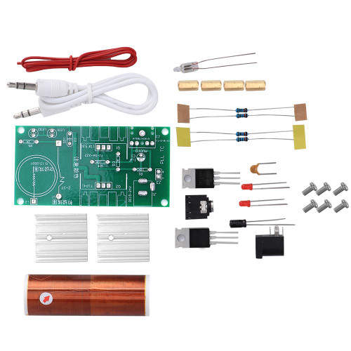 Tesla Coil, Tesla Coil Module Plasma Speaker Unassembled Mini DIY Electronic Kit Tool 15W DC 15?24V 2A Electronic Kit, Computer Speakers