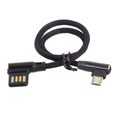 chenyang USB 2.0 to Micro USB 5Pin 90 Degree Angled Data Extension Cable 15CM