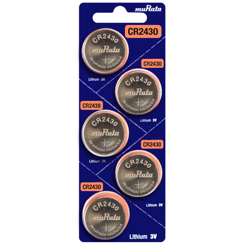 Murata CR2430 Battery DL2430 ECR2430 3V Lithium Coin Cell (15 Batteries)