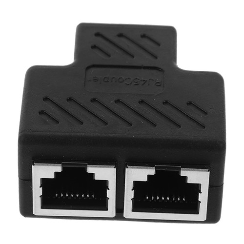 Hemobllo 1 ethernet Port Splitter Ethernet Cable Splitter Ethernet Coupler Ethernet Connector Extender Internet Splitter for Cable Ethernet Adapter Plug Plastic high Speed