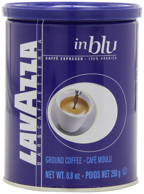 Lavazza Blue Ground Espresso Coffee 8.8oz Can