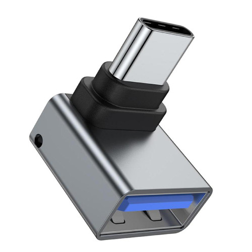 USB 3.0 Female to Type C Male Adapter Connector USB 3.0 Header 90 Degree Notebook Laptop PC Port Connector Type C Adapter Male Female Adapter Aluminum Alloy Adapter Type C to USB 90 Degree