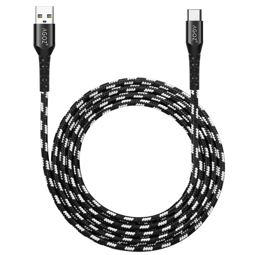 AGOZ Braided Type C Fast Charger USB C Cable Cord for OnePlus 10 Pro 9 8, Sonim XP8 XP3, Sony Xperia 5 III, Xperia 10 III, Xperia 5 II, Xperia 1 III, Xperia PRO, Xperia 10, Moto G Stylus Power (6ft)