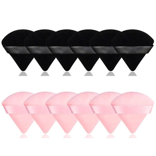 Pink Powder Puff,Soft Makeup Sponge,12 Pcs Setting Powder Puff,Face Triangle Makeup Puff for Loose Powder,Powder Puffs for Face Powder Applicator,Beauty Makeup Tools,Borlas De Maquillaje Pink Powder Puff,Soft Makeup Sponge,12 Pcs Setting Powder Puff,Face Triangle Makeup Puff for Loose Powder,Powder Puffs for Face Powder Applicator,Beauty Makeup Tools,Borlas De Maquillaje