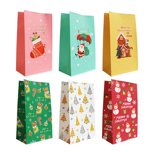 OIPKKUI Christmas Treat Bags, 24 Pcs Christmas Gift Bags with Stickers, Christmas Goody Bags Gift Treat Bags Party Supplies for Party Favors Holiday Goody (Christmas-A) OIPKKUI Christmas Treat Bags, 24 Pcs Christmas Gift Bags with Stickers, Christmas Goody Bags Gift Treat Bags Party Supplies for Party Favors Holiday Goody (Christmas-A)