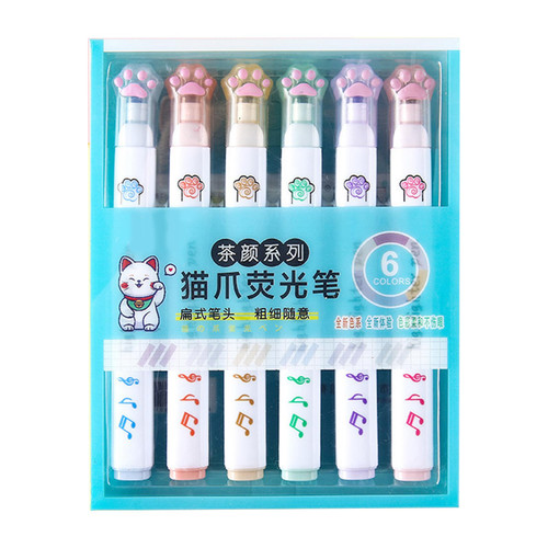 NUEAYMS Highlighter Pastels Colors Tip Marker Pens Assorted Colors Quick Drying Highlighter Marker Color Highlighters Highlighter Pens Highlighter Marker Pen Tip Marker Pen Colored Marker Pen