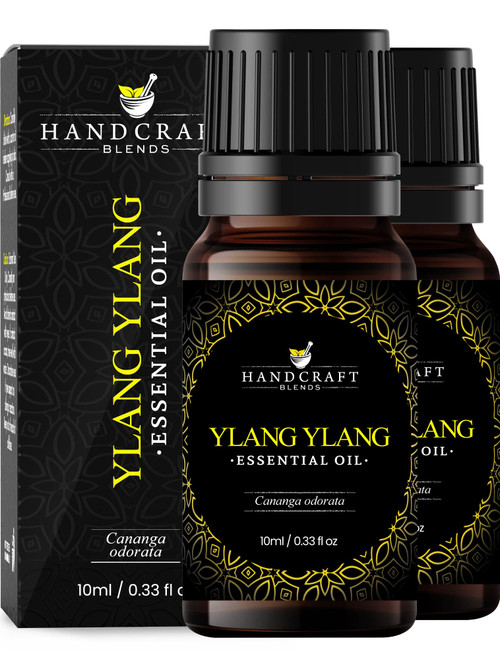 Handcraft Blends Ylang Ylang Essential Oil - 100% Pure and Natural - Premium Therapeutic Essential Oil for Diffuser and Aromatherapy - 0.33 Fl Oz - Pack of 2