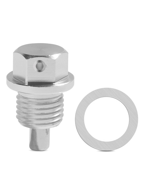 ESEWALAS Universal M14x1.5 Magnetic Sump Drain Nut Bolt,Aluminum Oil Pan Drain Plug with Copper Gasket Crush Washer,Automotive Replacement Engine Oil Drain Plugs