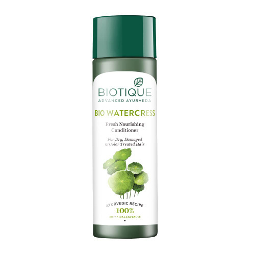 Biotique Bio Watercress Fresh Nourishing Conditioner For Dry damaged, Color Treated and Perm, 120 ml Biotique Bio Watercress Fresh Nourishing Conditioner For Dry damaged, Color Treated and Perm, 120 ml