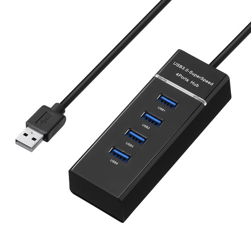 4 Port USB 3.0 Multi High Speed HUB Splitter Expansion Desktop Laptop PC Max OS