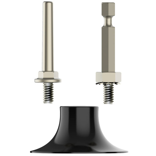 2 Inch Disc Pad Holder, TSOAPX One-Piece Design Discs Holder with 1/4" Shank, Die Grinder Accessories for Polishing Surface Preparation Quick Change Sanding Discs