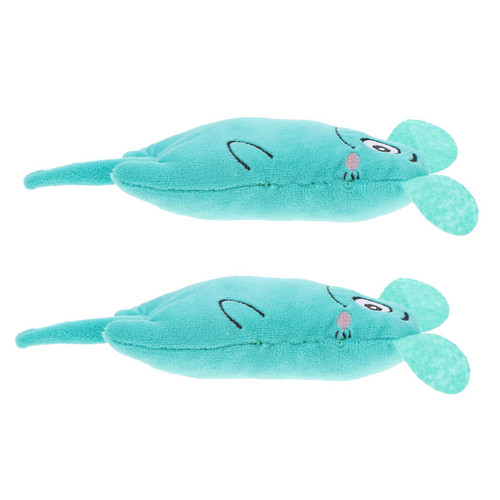 NOLITOY 2pcs Cat and Mouse Toys Scrump Plush Stuffed Sloth Plush Toy Stuffed Puppy Dog Plush Dog Plush Toys Interactive Cat Chew Toy Teeth Grinding Plaything Cat Bite Toy Plush Catnip Toy