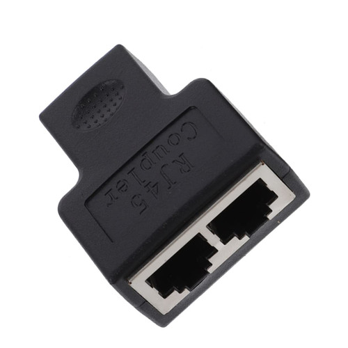 Mobestech Network Tee Splitter Connectors Splitter Plug 1 to 2 Splitter Coupler Network Adapter Splitter Socket Network Connector Butt Joint Pc Ethernet