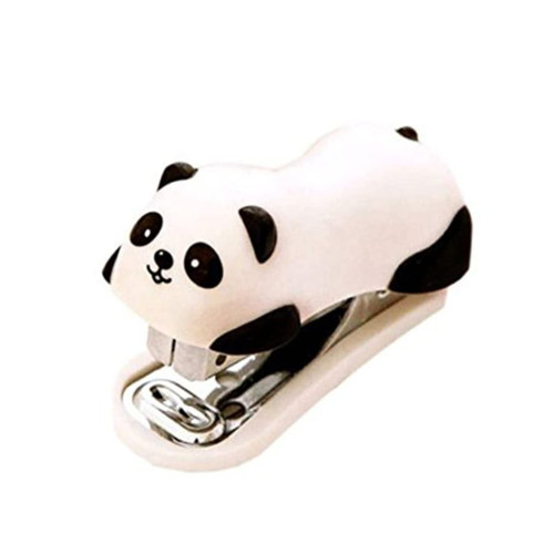TEHAUX Desktop Stapler for Student School Desktop Stapler Student Gifts Office Stapler Mini Stapler Office Desktop Stapler Hand Stapler The Office Gift Cute Stapler Panda Child Manual