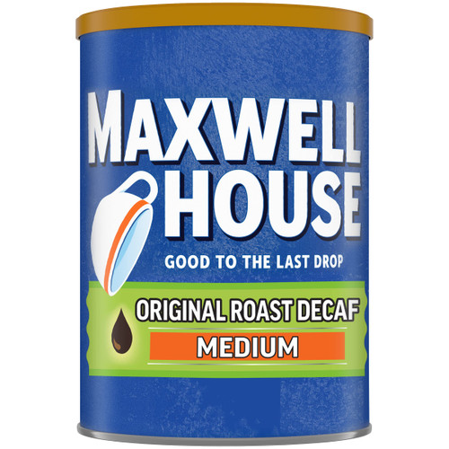 Maxwell House Original Blend Decaf Ground Coffee, Medium Roast, 11 Ounce Canister Maxwell House Original Blend Decaf Ground Coffee, Medium Roast, 11 Ounce Canister