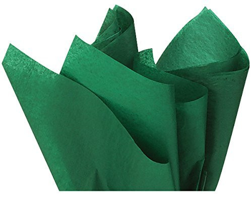 Flexicore Packaging Gift Wrap Tissue Paper | Size: 15 Inch X 20 Inch | Count: 100 Sheets (Green)