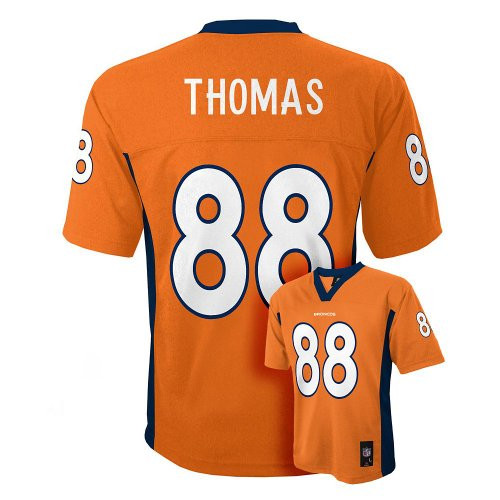 Outerstuff Demaryius Thomas Denver Broncos Youth Orange Jersey - Large (14-16)