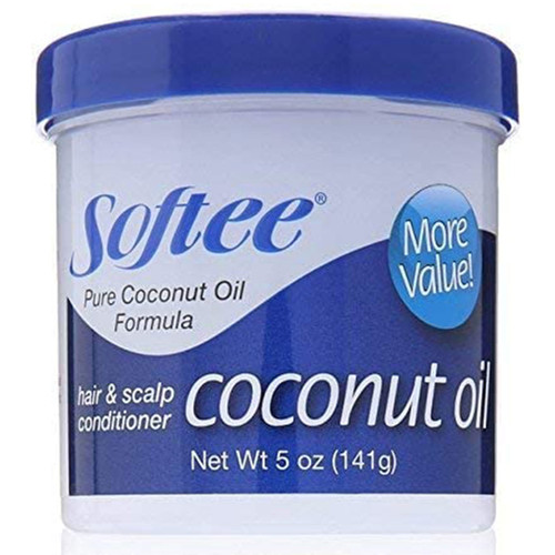 Softee Coconut Oil Hair and Scalp Conditioner 5oz Jar