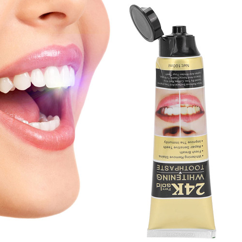24k Gold 100ml whitening Toothpaste,Deep Cleaning Toothpastes Oral Care