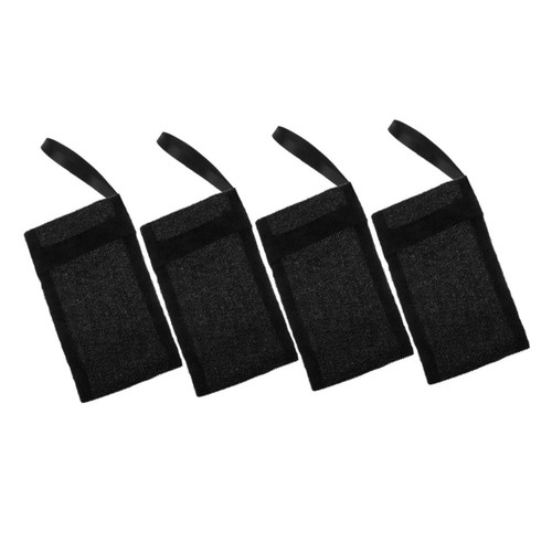 Housoutil 4pcs Soap Bag Foaming Net Bar Soap Pouch Cleansing Foaming Bag Bubble Soap Brow Soap Exfoliating Soap Drawstring Soap Pouches Soap Sleeve Soap Saver Pouch Storage Bags Nylon Mesh