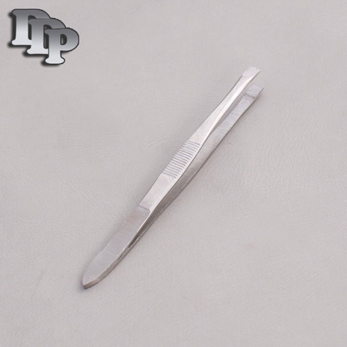 DDP STAINLESS STEEL TWEEZERS - SLANT TIP