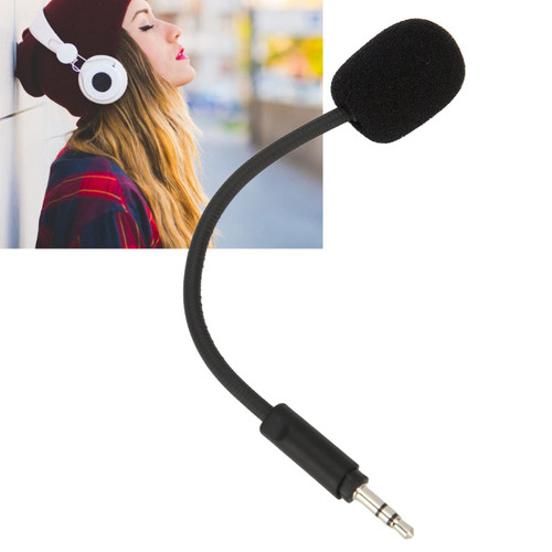 G735 Headset Mic Replacement, 3.5mm Jack Detachable Microphone Boom, Noise Cancelling Microphone Compatible for Logitech G735 Games Headset