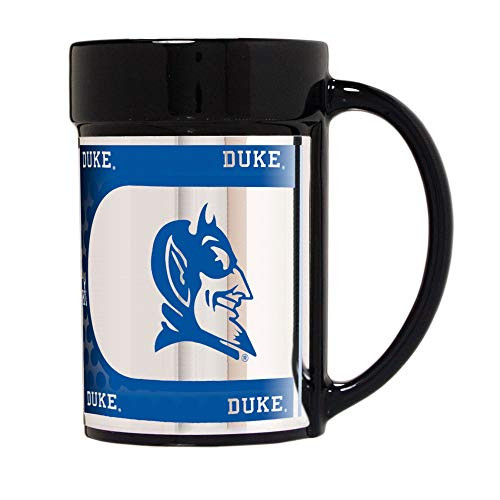 NCAA Duke Blue Devils 15 oz Ceramic Coffee Mug with Metallic Graphics
