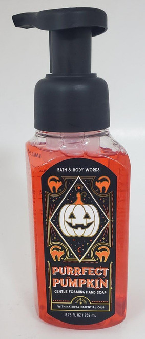 White Barn Candle Company Bath and Body Works Gentle Foaming Hand Soap - 8.75 fl oz - Many Scents! (Purrfect Pumpkin)