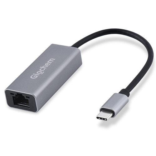 USB-C to Ethernet Adapter, Aluminum USB Type-C (Thunderbolt 3) to RJ45 Gigabit Ethernet USB C to 100/1000 Gigabit Ethernet LAN Network Adapter for MacBook,Surface,Notebook PC with Windows,XP,Mac/Linux