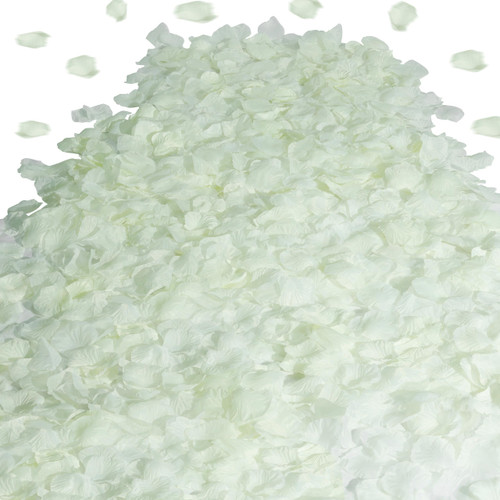 SITUMEIZI 1500PCS Rose Petals for Romantic Night for Her Set Wedding Party Decoration Valentines Day Marriage Proposals Decor Flowers Petals Fake Rose Artificial Silk Rose Petals(Ivory White) SITUMEIZI 1500PCS Rose Petals for Romantic Night for Her Set Wedding Party Decoration Valentines Day Marriage Proposals Decor Flowers Petals Fake Rose Artificial Silk Rose Petals(Ivory White)