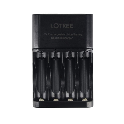 LOTKEE Rechargeable AA Batteries AA Battery Charger CHT4UI 1.5V Rechargeable Lithium Battery AA AAA Special Charger with USB Cable LOTKEE Rechargeable AA Batteries AA Battery Charger CHT4UI 1.5V Rechargeable Lithium Battery AA AAA Special Charger with USB Cable