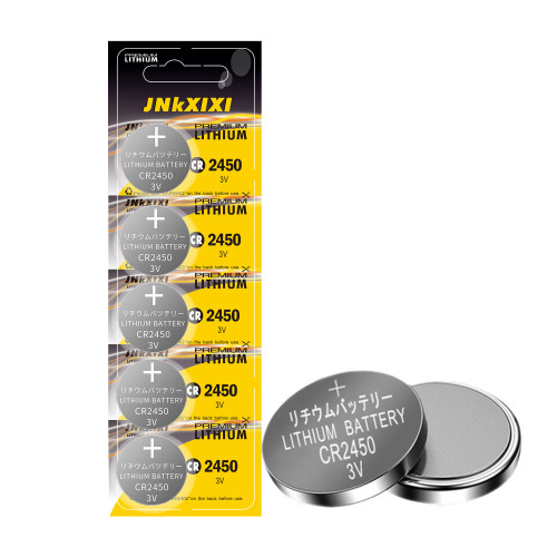 JNKXIXI 10 Pack CR2450 Battery Lithium Li-ion CR 2450 3V Batteries
