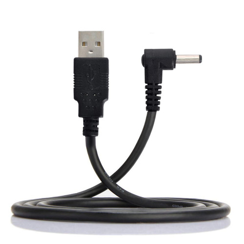 CY USB 2.0 A Type Male to Right Angled 3.5 x 1.35mm DC 5V Power Plug Barrel Connector 90 Degree Charge Cable