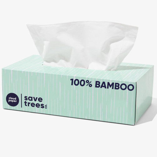Cloud Paper Bamboo Facial Tissues - Single Box of Eco-Friendly, 3-Ply Hypoallergenic Tissues, 100 Sheets per Box, FSC Certified, Plastic-Free Packaging, Soft & Gentle for Home Use Cloud Paper Bamboo Facial Tissues - Single Box of Eco-Friendly, 3-Ply Hypoallergenic Tissues, 100 Sheets per Box, FSC Certified, Plastic-Free Packaging, Soft & Gentle for Home Use
