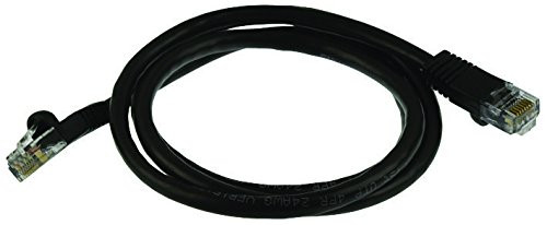 SANOXY Network Cables SNX- PC5-BK-03 Network Cable, Cat5e, RJ45 Plug, RJ45 Plug, 3 ft, 900 mm, Black