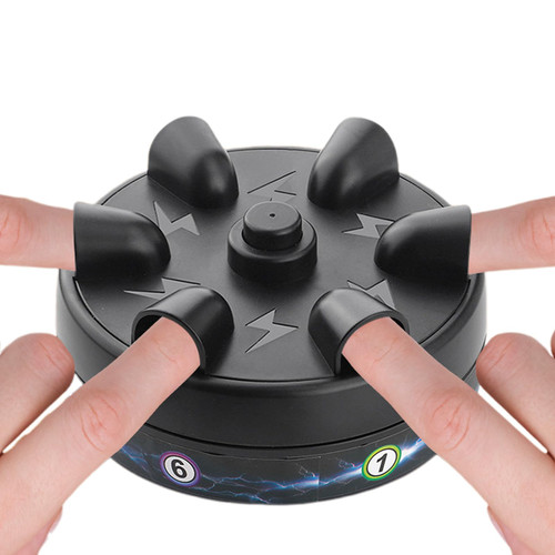 Roulette Lies Detector, Six-Finger Lies Detector Finger Electric Shock Device, Finger Shock Game, Shock Roulette Game, Electric Shock Game, Shock Roulette Party Game, Lie Detectorr Test Shock Finger G