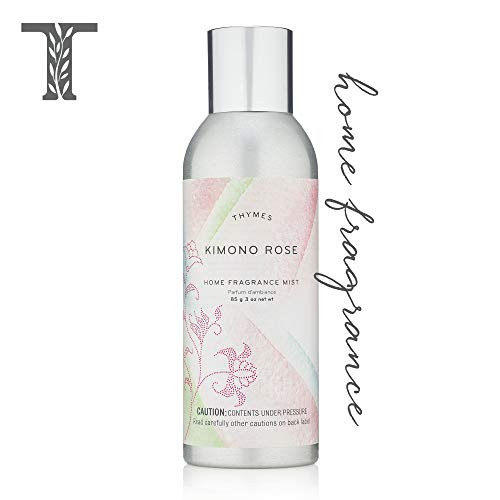 Thymes - Kimono Rose Home Fragrance Mist - Vanilla Rose Scented Room Spray - 3 oz