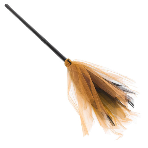 Abaodam Decor Party Cosplay Prop Costume Party Broom Prop Witch Broomstick Witch Prop Witch Costume Accessories Witches Broom Witch Accessories Broom Ornament Halloween Child Mesh Supplies