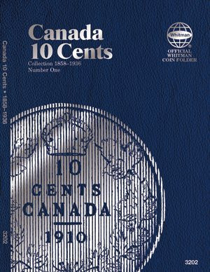 Whitman Coin Folder Album - Canadian 10 Cents 1858-1936 #0794832024 Canada by Whitman Coins