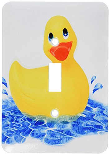 3dRose lsp_4366_1 Rubber Duck Single Toggle Switch