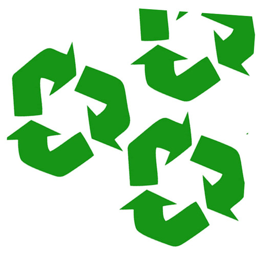 CHILDWEET 6pcs Label bin Recycle Decal Recycle Sign Sticker Garbage Sticker Garbage containers Sticker tabs Green Trash can Recycle Stickers Garbage can Logo Stickers