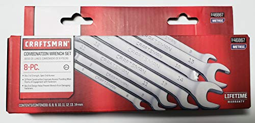 Craftsman 8 pc. Metric 12 pt. Combination Wrench Set NEW 47243