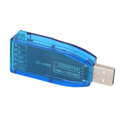 FOLOSAFENAR Serial Port Converter, Surge Protection 921600 Baud Rate Automatic Control Transmission Serial Port Adapter Hot Swappable for Industrial Use(USB to RS485)