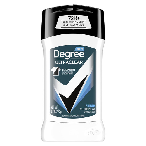 Degree Men UltraClear Antiperspirant Deodorant Fresh 72-Hour Sweat & Odor Protection Antiperspirant For Men With MotionSense Technology 2.7 oz Degree Men UltraClear Antiperspirant Deodorant Fresh 72-Hour Sweat & Odor Protection Antiperspirant For Men With MotionSense Technology 2.7 oz